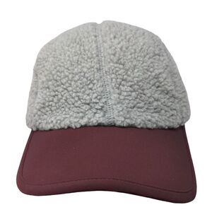 Duluth Trading Co Men's Fuzzy Fleece Cap Hat Gray S-M Polyester